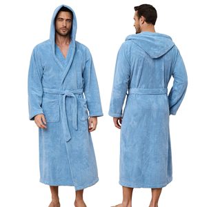Vente en gros en usine Peignoir pour hôtel Peignoirs de maïs Peignoir pour hommes et femmes Peignoir de bain de luxe personnalisé - Product Image 1