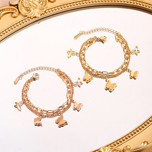 Pulsera Cubana de Acero Inoxidable al por Mayor, Joyería de Moda, Personalidad, Estilo Hip Hop, para Regalos - Product Image 1