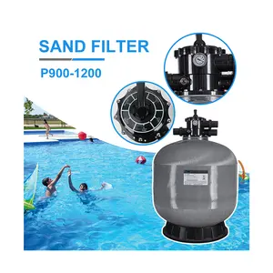 Swimming pool filtration system fiberglass green sand filter