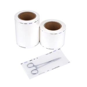 Rouleau de pochettes de stérilisation Tyvek jetables écologiques et recyclables de 100 m pour dispositifs d'implantation médicale - Product Image 2