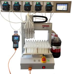 10*5 <span class=keywords><strong>Falcon</strong></span> ve Ampul XYZ 3 Eksenli Dolum Makinesi Peristaltik Pompa - Product Image 1