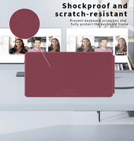 Clavier pliable en cuir avec pavé tactile, Bluetooth sans fil, clavier silencieux, clavier portable pour ordinateur portable, en stock
