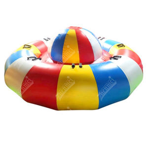 Zhenmei เรือพีวีซีเป่าลมได้, เรือเป่าลมได้ลูกบอลสปินนิ่งของเล่นห่วงยางลอยน้ำได้สนุก - Product Image 2