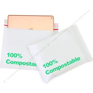 Envelopes de bolha de papel biodegradável, embalagem de roupas para artesanato