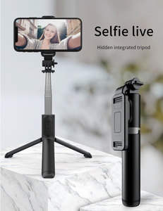 Perche à <span class=keywords><strong>selfie</strong></span> miroir Q01 avec trépied portable, télécommande <span class=keywords><strong>Bluetooth</strong></span> sans fil détachable et mini trépied - Product Image 5