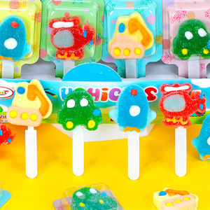 Caramelos de Goma con Forma de Coche de Transporte, Sabor Frutal, Certificación ISO, Bolsa TK Exports, Versión en Inglés - Product Image 3