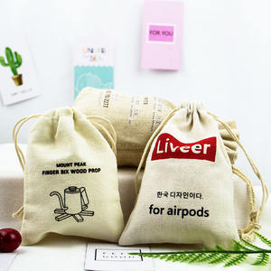 Bolsa de lino y algodón de fábrica al por mayor con Calicó cordón <span class=keywords><strong>Bikini</strong></span> cuchara de viaje para manualidades pegatinas marcos de fotos - Product Image 4