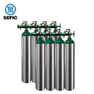 Cylindres d'oxygène médical en aluminium neufs <span class=keywords><strong>et</strong></span> portables, vides, de tailles DOT MD/ME, pour le remplissage d'<span class=keywords><strong>O2</strong></span> - Product Image 3