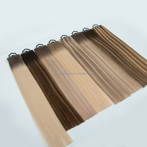 Wholesale Double Drawn Human Hair Extensions Invisible Ultra Thin Butterfly Genius Weft - Product Image 6