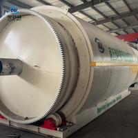 Máquina de Pirólisis Todo en Uno para Convertir Lodos de Petróleo, Residuos de Perforación, Neumáticos Usados en Diésel Sintético Tipo Compacto