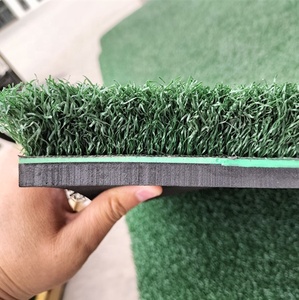 Tapis d'entraînement de golf Country Club Winter Tee Line Turf Range Practice, couche de gazon synthétique PP de 40 mm, couche de <span class=keywords><strong>mousse</strong></span> EVA de 10 mm, 1500x1500 mm - Product Image 1