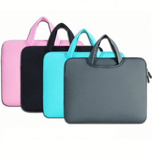Wholesale Customized Various Sizes Waterproof Neoprene Leather Laptop Cover Zipper <b>Handbags</b> case - Product Image 1