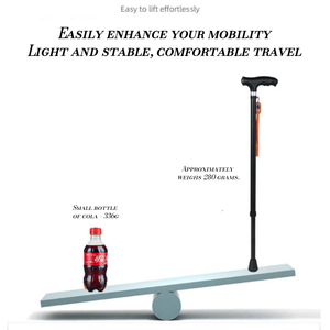 軽量で持ち運び可能な折りたたみ杖 男女兼用 歩行用スティック - Product Image 5