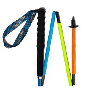 Bastones de Trekking de Fibra de Carbono Okhealing, 5 Secciones, Ligeros, Portátiles, Plegables, para Senderismo y Trail Running - Product Image 1