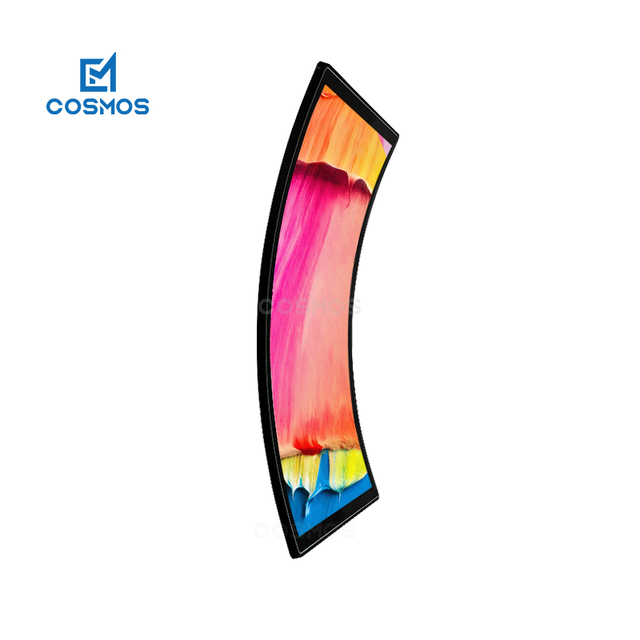 43 Inch 4k Curved Display Touch Screen Monitor With Led Lights for Amusement Machine 43 Curved Screen Gaming Cabinet Touchscreen
