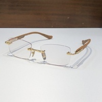 Gafas Ópticas de Diseño de Alta Calidad para Hombre y Mujer, Punk DEEP II TALLA 57-21-151, Monturas de Gafas de Acetato y Titanio de Lujo para Negocios
