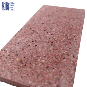 <span class=keywords><strong>Dalle</strong></span> de terrazzo personnalisée rouge vintage antidérapante <span class=keywords><strong>en</strong></span> <span class=keywords><strong>pierre</strong></span> artificielle <span class=keywords><strong>pour</strong></span> zone humide de piscine et <span class=keywords><strong>terrasse</strong></span> - Product Image 3
