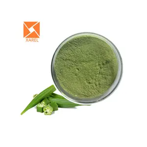 Supply Natural Plant Hibiscus Esculentus Extract 10:1 20:1 Okra Fruit Extract Powder For Men's Health