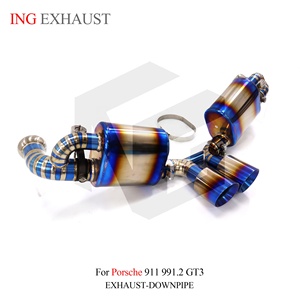 ท่อไอเสียไทเทเนียม Valvetronic Cat-Back สำหรับ 991.2 อะไหล่แต่งประสิทธิภาพสูงน้ำหนักเบาพิเศษ ขายส่ง - Product Image 2