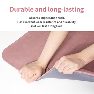Tapete de <span class=keywords><strong>Yoga</strong></span> Personalizado de TPE Rosa de 6 mm, Impermeable, Ligero, <span class=keywords><strong>Grande</strong></span>, Apto para Hombres, Antideslizante para Exteriores, con Correa de Transporte - Product Image 3
