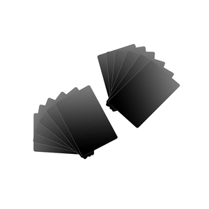 Tarjetas <span class=keywords><strong>de</strong></span> <span class=keywords><strong>contacto</strong></span> grabadas con láser, código QR, <span class=keywords><strong>de</strong></span> acero inoxidable, Metal, blanco, para negocios - Product Image 2