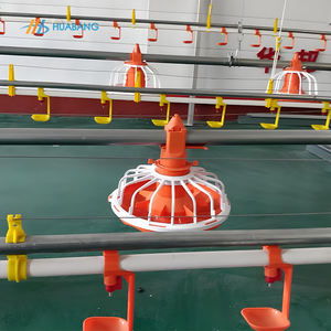 Fully <strong>Automatic</strong> Poultry Breeder Chicken Equipment Feeder Pan <strong>Feeding</strong> Line <strong>System</strong> for Broilers - Product Image 3