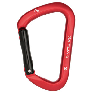 Mosquetón Tipo D Xinda, Apertura de 2.8 cm, 30 Grados, Aleación de Aluminio, Hebilla de Seguridad para Escalada, Equipo de Montañismo al Aire Libre - Product Image 3