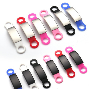 Artículos para Mascotas: Etiquetas de Identificación Láser Antipérdida de Silicona, Acero Inoxidable y Metal, Collares de Acero de Titanio, Etiquetas para Perros y Gatos - Product Image 1