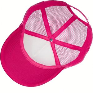 Custom <b>Designed</b> Trucker Hat with <b>Flat</b> or Curved Brim Foam Front Panel and Adjustable Snap Closure Trucker <b>Cap</b> for Men and Women - Product Image 6