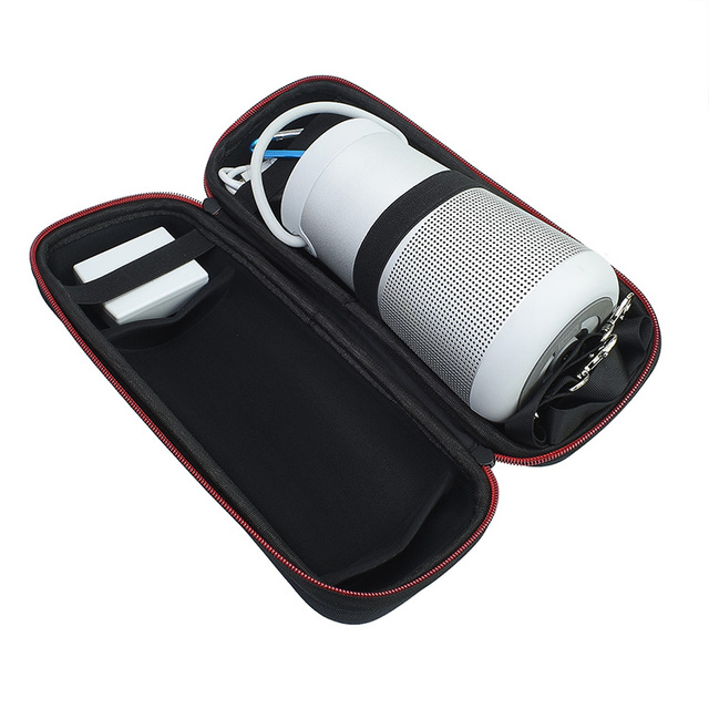 Plastic Hard Hand Carry EVA Bag case Speaker Accessories for bose Soundlink Revolve Plus Speaker Travel case