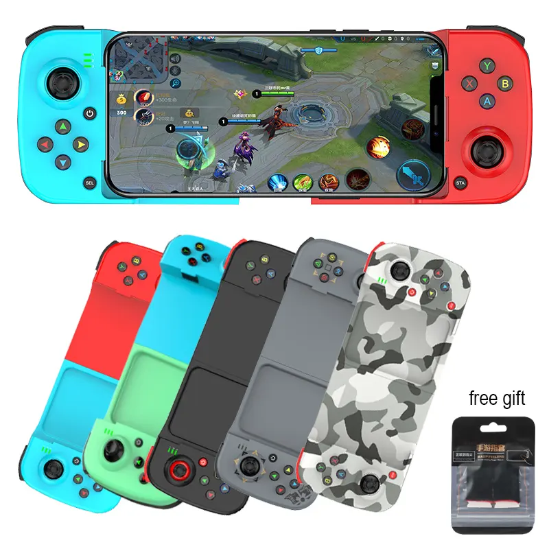 D3 Wireless BT-kompatibler dehnbarer Gaming-Controller für Mobiltelefone Android IOS PC Gamepad Joystick Game Control