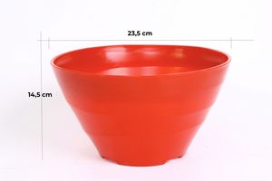 Pot de fleurs rond en plastique coloré pour jardin, pot de plantation durable pour plantes d'intérieur et d'extérieur, pot décoratif pour pépinière - Product Image 5