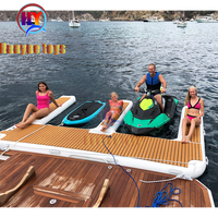 Drop stitch sur mesure DWF matériel bateau eau flottant air ponton gonflable dock plate-forme de pont