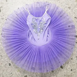 Vestido de Ballet sin Mangas de Poliéster para Niñas, Vestidos de Verano, Conjuntos Familiares, Tutú de Ballet para Adultas, Ropa para Madre e Hija - Product Image 6