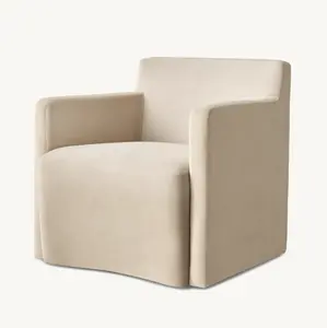 Sassanid Oem Frans Maximaal Comfort Design Luxe Woninginrichtingsets Aurellie Baanarm Fluwelen Draaistoel