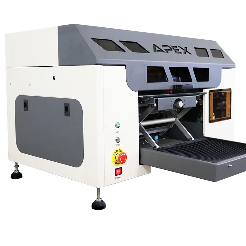 Flatbed Printer Auto UV Printer Flatbed UV Printer A3 Size Printing Machine Commerical A3 Small UV Printer