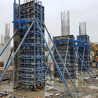 Système de coffrage en panneaux Minglei 100 réutilisables 3000*600mm avec cadre en acier réglable haute résistance pour construction en béton 450mm