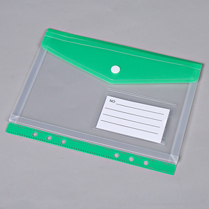 6 فتحات مربعة شعار قابل للتخصيص إغلاق سريع أو كيس تذكرة مقاوم للماء غير لامع A5 وثيقة - Product Image 2