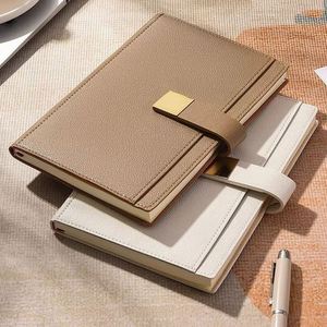Promotional Custom Logo Modern Multifunction A5 PU Leather Daily <b>Journal</b> Business Office Meeting Notebook with Gift Box Set - Product Image 1