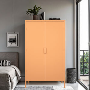 Armoire moderne en métal à 2 portes Armoire en acier colorée pour chambre à coucher <span class=keywords><strong>balcon</strong></span> Meubles <span class=keywords><strong>de</strong></span> bureau à domicile Casier <span class=keywords><strong>de</strong></span> <span class=keywords><strong>rangement</strong></span> pour vêtements Articles - Product Image 6