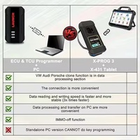 Lector/Grabador de Datos de ECU en Múltiples Idiomas con Corrección de Checksum, Programador de ECU y TCU Launch X-431 con Función IMMO Off, Compatible con X-prog3
