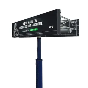 Al Aire Libre fijo impermeable publicidad Video pared carretera señal cartelera P4.233 P6.35 P7.62 módulo Led Panel pantalla