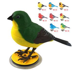 Oferta transfronteriza: Pájaro simulado con activación por voz, pájaro individual con clip para dedo y correa de reloj, juguete de pájaro eléctrico, juguete de broma novedoso - Product Image 3