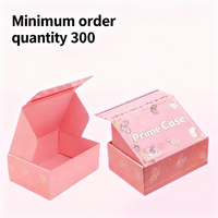 Individuell Bedruckte Flache Papierverpackungsbox Wellpappe Karton Gestanzte Faltbare Kraft-Versandbox