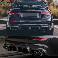 2022 classe E W213 E63 B STYLE BODYKIT 2018-2022 carbone sec lèvre couvercle de moteur diffuseur W213 ROCK pièces automobiles FACELIFT