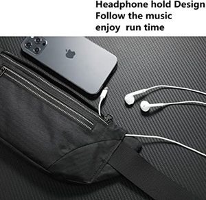 Riñonera deportiva multifuncional con logotipo personalizado, pequeña, Invisible, a prueba de sudor, para exteriores, Fitness - Product Image 4