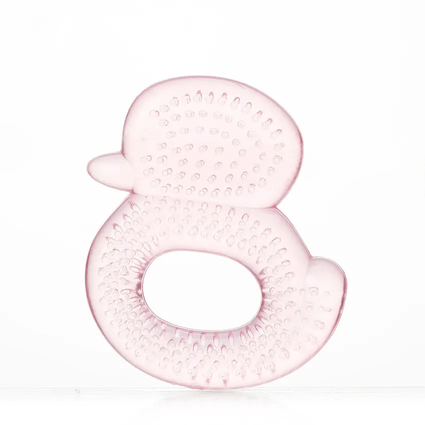 Mumlove 젖니가 나는 장난감 식품 등급 승인 된 아기를위한 실리콘 Teether BPA 무료 아기 물 Teether