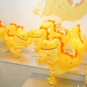 Globo <span class=keywords><strong>para</strong></span> caminar Pequeño dinosaurio amarillo lleno <span class=keywords><strong>de</strong></span> <span class=keywords><strong>helio</strong></span> <span class=keywords><strong>de</strong></span> pie Fiesta <span class=keywords><strong>de</strong></span> <span class=keywords><strong>cumpleaños</strong></span> Reunión Arreglo <span class=keywords><strong>de</strong></span> decoración - Product Image 3