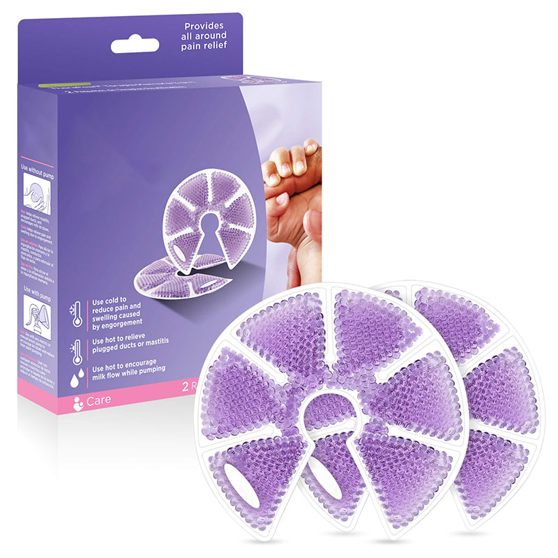 Cuentas de Gel reutilizables para lactancia, paquete de Gel frío y caliente para lactancia de enfermera, hidrogel de pecho, almohadilla de Gel de refrigeración por calor