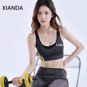 XIANDA OEM, Sujetador Deportivo Personalizado con Logotipo en Blanco, para Mujer, Talla Grande, Hueco, con Copa Fija, Soporte Alto, a Prueba de Impactos, Deportivo, para Entrenamiento - Product Image 2